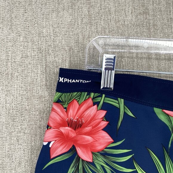 Boston Red Sox Hurley 47 Board Shorts 34 MLB Hawaiian Phantom Tropics 5.5" - Picture 7 of 12